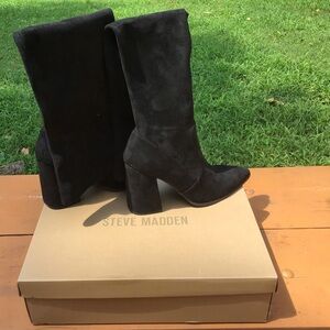 Steve Madden Black Women's Boots